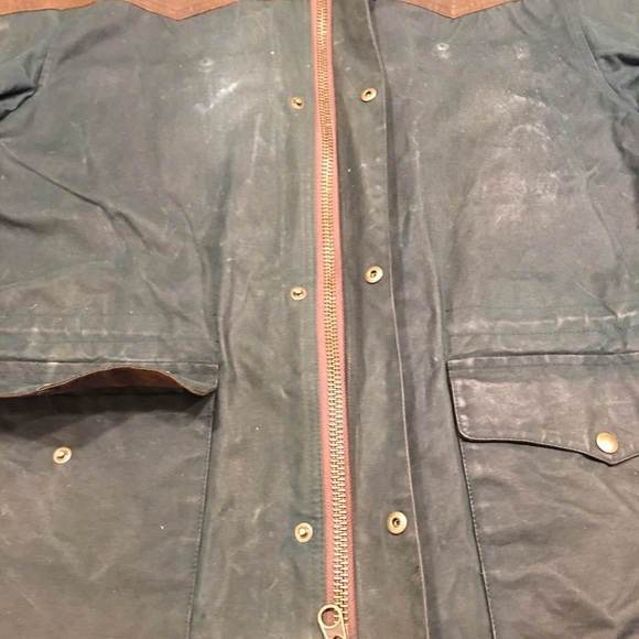 Chilko Waxed Field Coat Canada Men Large Vintage - Picture 11 of 12